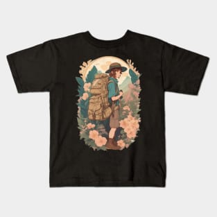 Outdoor Hiker Kids T-Shirt